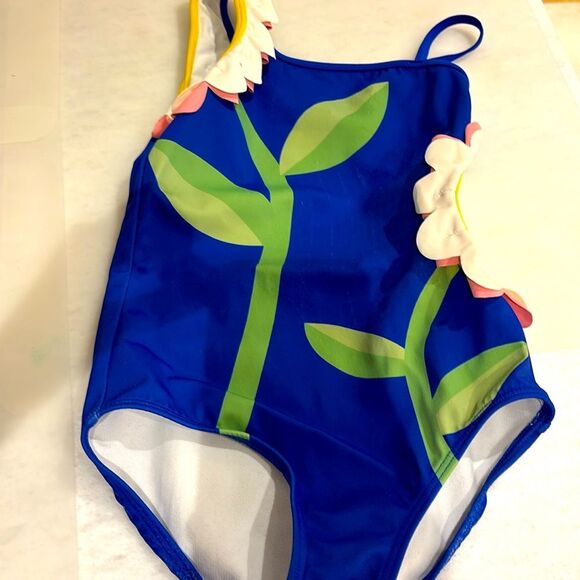 Mini Boden kids floral cutout size 6-7 - Picture 1 of 6